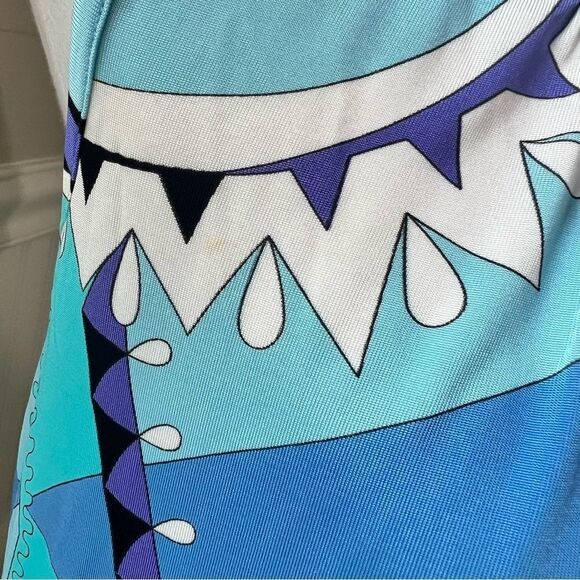 Retro 60s Shift Dress Size 6 Mediterranean Italian Designer Averado Bessi - Picture 3 of 12